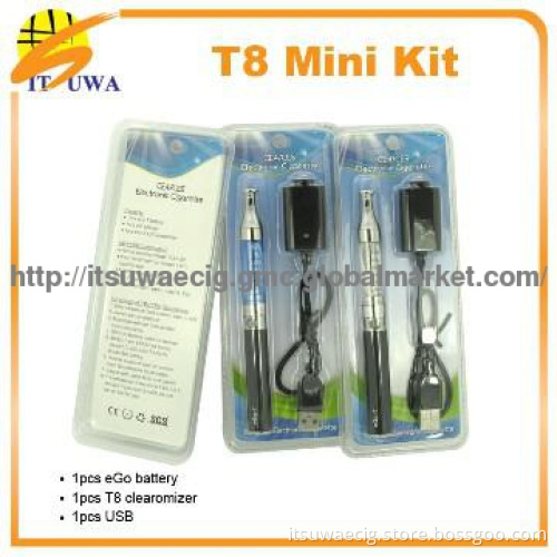 2013 hottest tank atomizer T8 starter kit